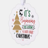 Carte Décorative Ça ressemble beaucoup à Noël (Gauche)