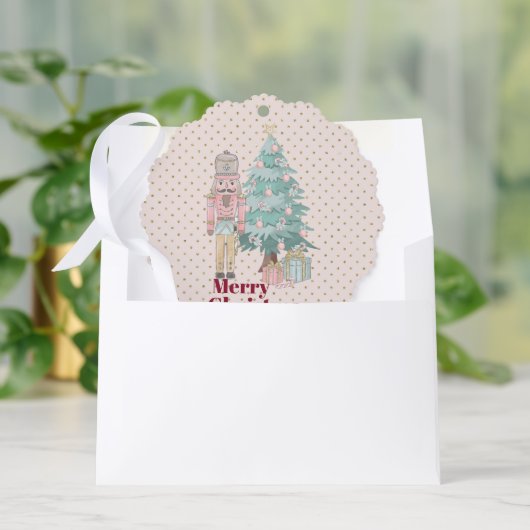 Carte Décorative cabot rose mignon (Enveloppe)