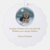 Carte Décorative Cadeaux de Noël Cockapoo (Verso)