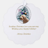 Carte Décorative Cadeaux de Noël Schnoodle (Verso)