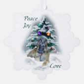 Carte Décorative Cadeaux de Noël Tervuren belge (Recto)