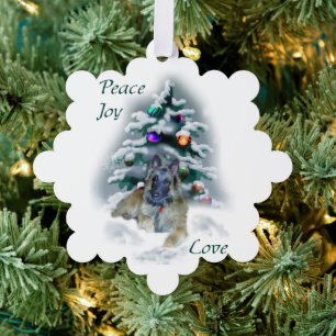 Carte Décorative Cadeaux de Noël Tervuren belge