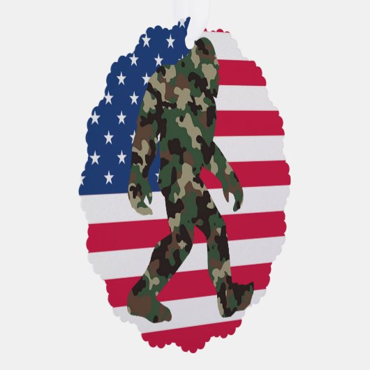 Carte Décorative Camo Bigfoot Sasquatch (Droite)