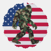 Carte Décorative Camo Bigfoot Sasquatch (Recto)