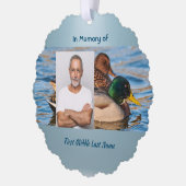 Carte Décorative Canard colvert de souvenir mémorial oiseau (Gauche)