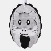 Carte Décorative Cartoon Hamster Scarfed Joy (Gauche)