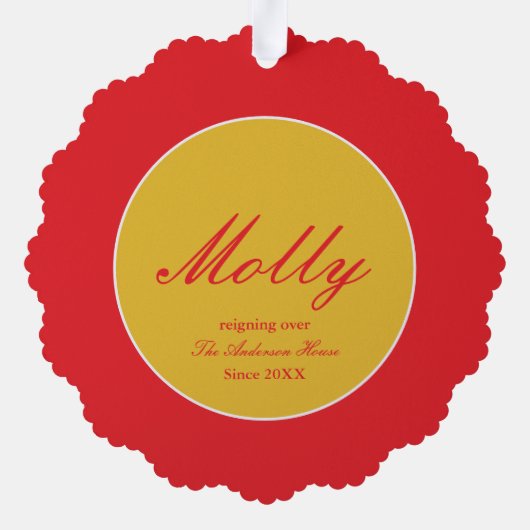 Carte Décorative Cat Queen (Verso)