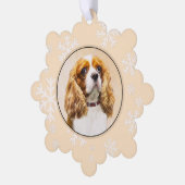 Carte Décorative Cavalier King Charles Spaniel Peinture originale (Gauche)