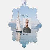 Carte Décorative Célébration de la vie Keepssaké voilier voilier (Gauche)