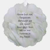 Carte Décorative Celebration of Life Snowdrop Flowers (Verso)