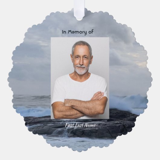 Carte Décorative Célébration Vie-Sauvage tempête Océan (Recto)