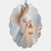 Carte Décorative Celestial Winter Angel Lantern of Comfort (Gauche)