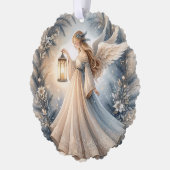 Carte Décorative Celestial Winter Angel Lantern of Peace (Gauche)