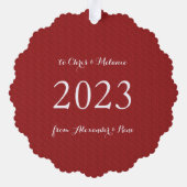 Carte Décorative C'est Noël au Texas (Verso)