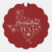 Carte Décorative C'est Noël au Texas (Recto)