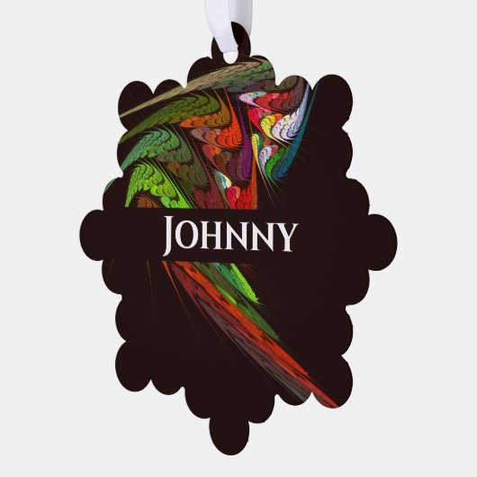 Carte Décorative Chameleon Art Abstrait (Gauche)