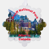 Carte Décorative Château des Rocheuses - Banff Canada (Recto)