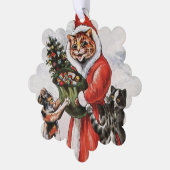 Carte Décorative Chats de Noël de Louis Wain (Gauche)