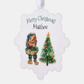 Carte Décorative Cheeky Christmas Troll et Tree Delight (Gauche)