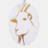 Carte Décorative Chèvre (Gauche)