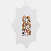 Carte Décorative chien beagle joyeux (Droite)