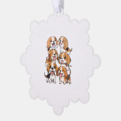 Carte Décorative chien beagle joyeux (Gauche)