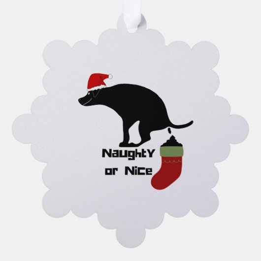 Carte Décorative Chiens de Noël (Verso)