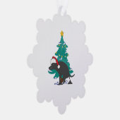 Carte Décorative Chiens de Noël (Droite)