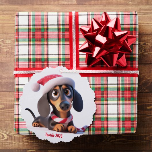 Carte Décorative Chiot Animé Dachshund (Insitu (Cadeau))