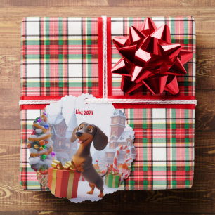 Carte Décorative Chiot Animé Dachshund personnalisé