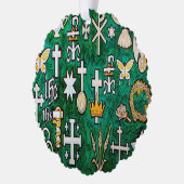Carte Décorative Chrismons (Gauche)