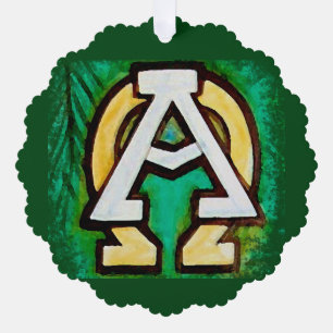 Carte Décorative Chrismons 1