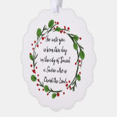 Carte Décorative Christian Christmas Scripture Sticker Scripture (Gauche)