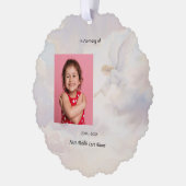 Carte Décorative Christian Memorial Keepsake Angel Reaching  (Gauche)