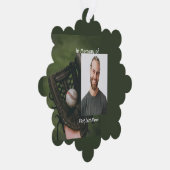 Carte Décorative Christian Memorial Keepsake Baseball Game Player (Droite)