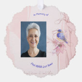 Carte Décorative Christian Memorial Keepsake  Bluebird Garden  (Recto)