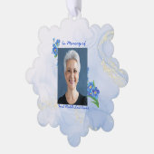 Carte Décorative Christian Memorial Keepsake Forget me Not" Flowers (Gauche)