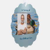 Carte Décorative Christian Memorial Keepsake Mallard Ducks Bird (Droite)