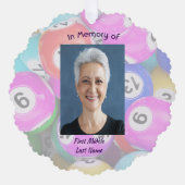 Carte Décorative Christian Memorial Photo Keepsake Bingo Game (Recto)