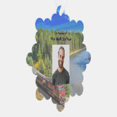 Carte Décorative Christian Memorial Train Rail Tram Railway (Droite)