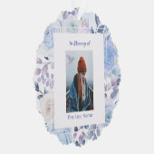 Carte Décorative Christian Memory Keepsaké Hummingbird Roses bleus (Droite)