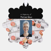 Carte Décorative Christian Memory Photo Prière Bingo Jeu (Verso)