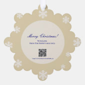 Carte Décorative Christmas Bible Verse Luke Modern Script Custom (Verso)