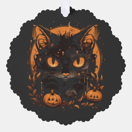 Carte Décorative Citrouilles de Halloween (Recto)