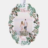 Carte Décorative Classic Enchanter Elegance photo de Noël (Gauche)