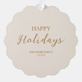 Carte Décorative Classic Exquisite Christmas Victorian Angel Xmas (Verso)