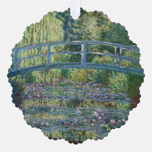 Carte Décorative Claude Monet - Eau Lily étang, Harmonie verte (Recto)