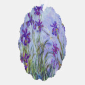 Carte Décorative Claude Monet - Lilac Irises / Iris Mauves (Droite)