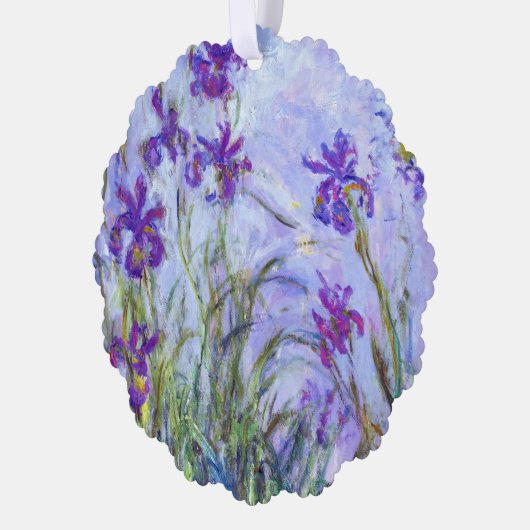 Carte Décorative Claude Monet - Lilac Irises / Iris Mauves (Gauche)