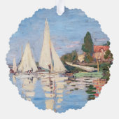 Carte Décorative Claude Monet - Regattas à Argenteuil (Verso)